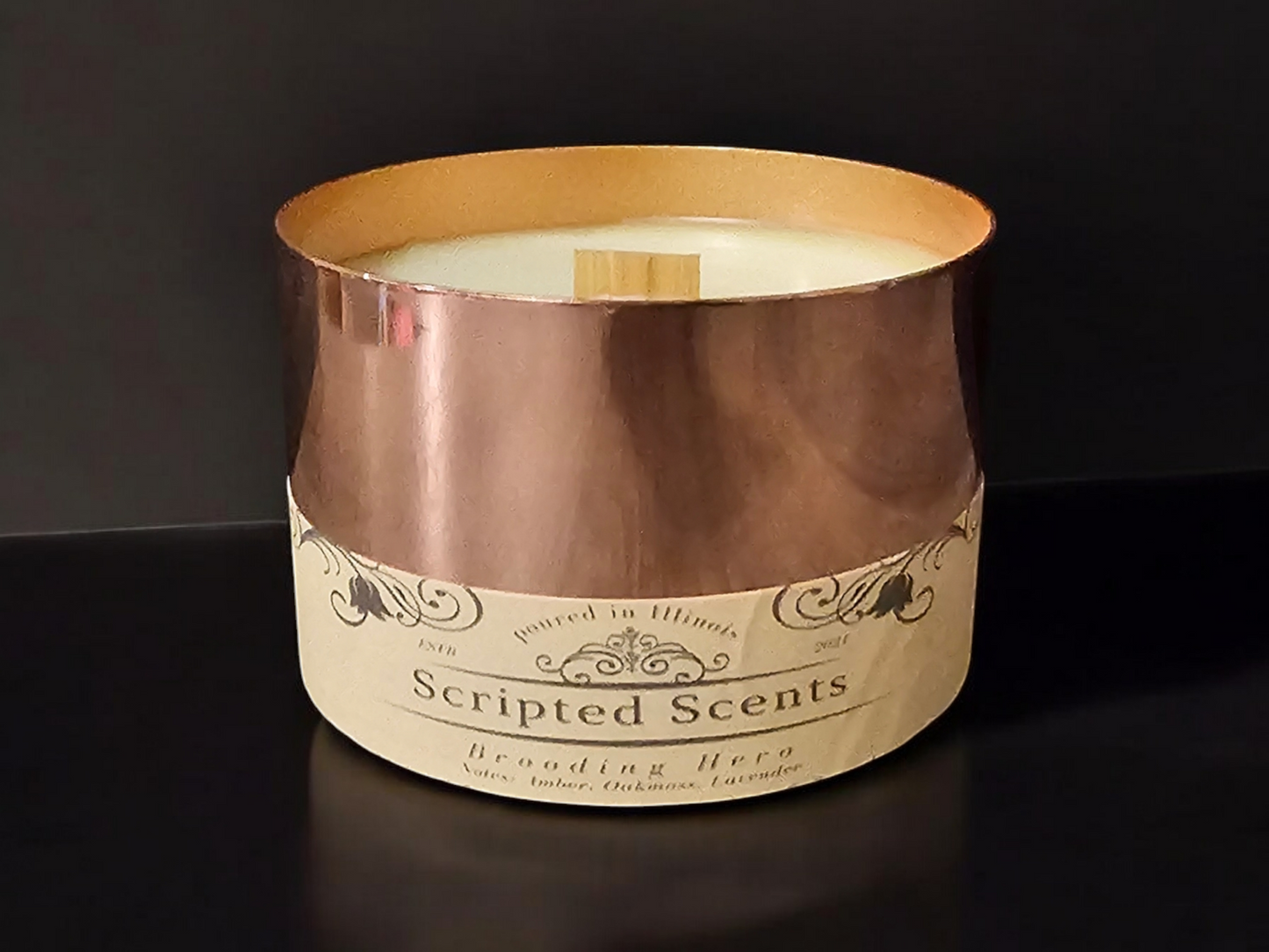 The Brooding Hero Candle – Sophisticated Scent for Storytellers