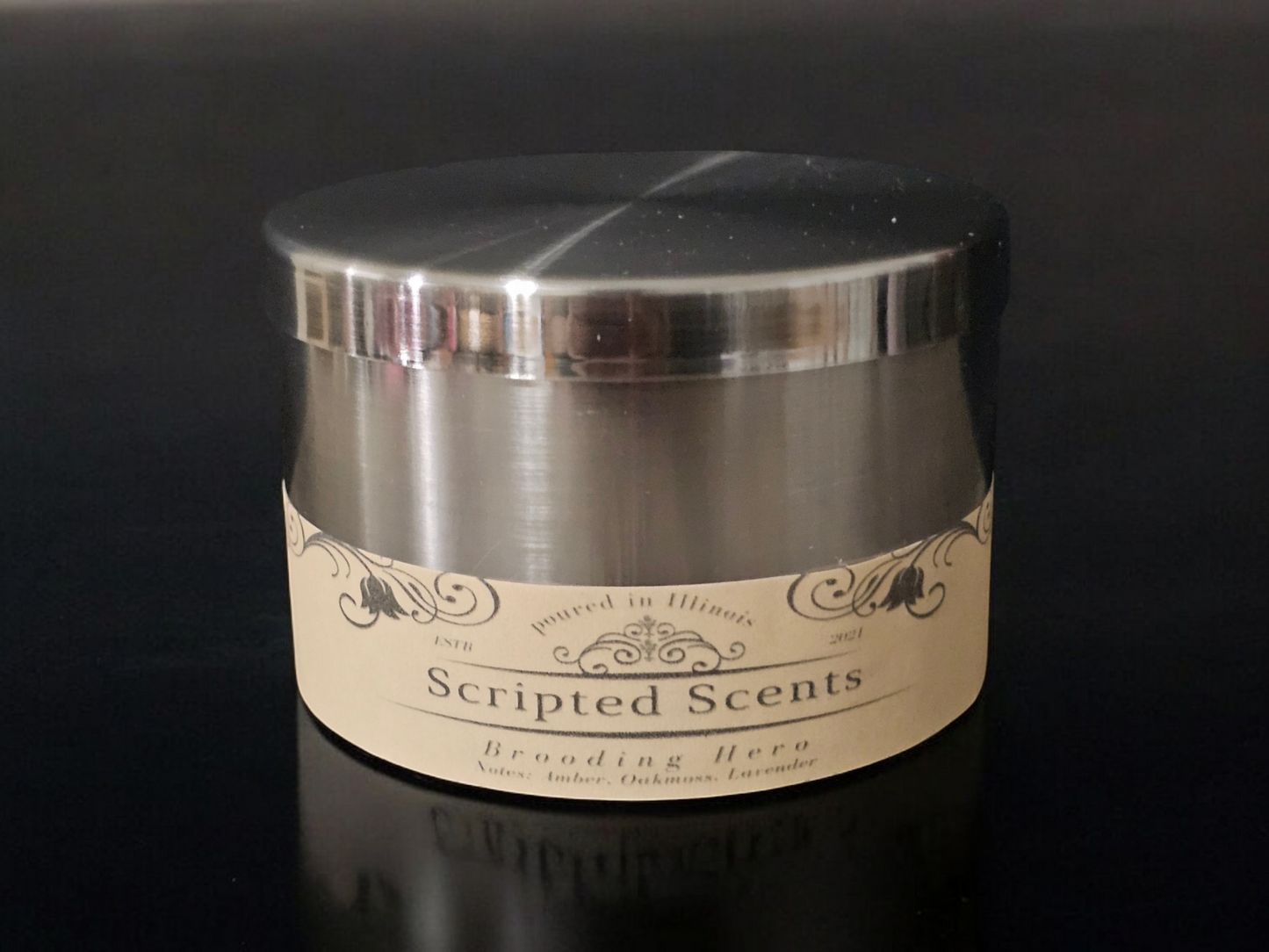 The Brooding Hero Candle – Sophisticated Scent for Storytellers