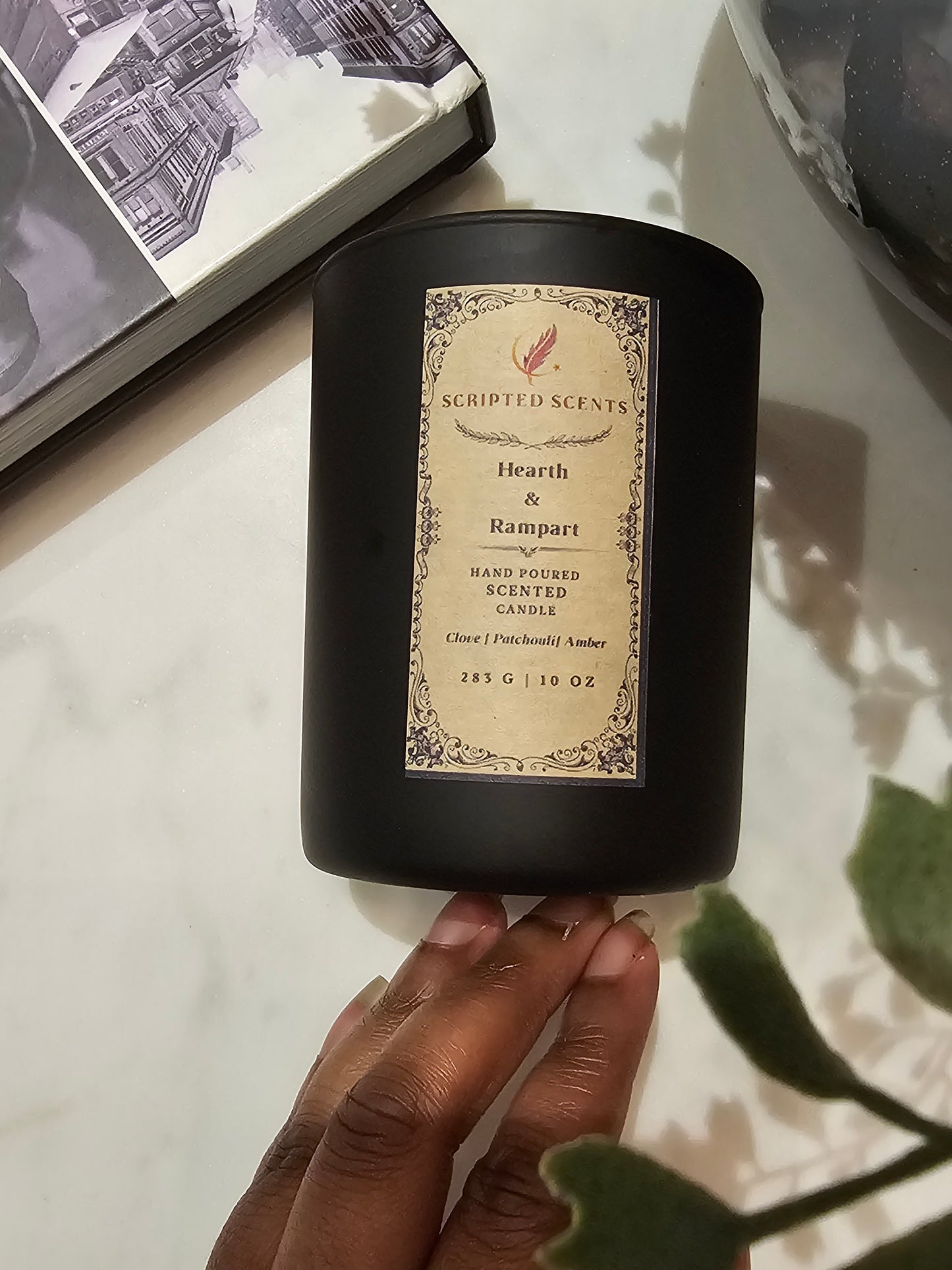 Two-Candle Set FFXIV Ishgard Inspired – Snow-Capped Sanctuary & Hearth and Rampart