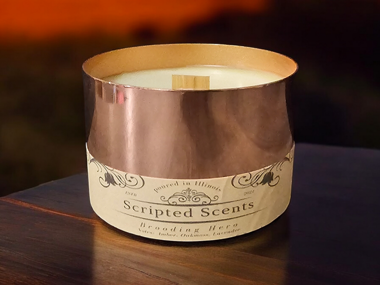 The Brooding Hero Candle – Sophisticated Scent for Storytellers