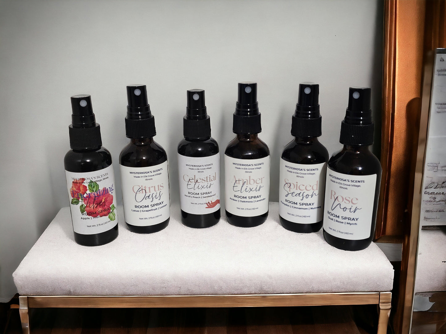 Refresh Your Space: Delightful 2oz Room and Linen Spray in Multiple Scents!